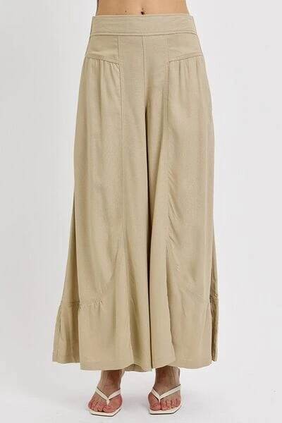RISEN Shirring Detail Wide Leg Pants 4 RISEN Shirring Detail Wide Leg Pants - Image 2