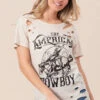 BiBi Cotton Slub Laser Top American Cow Boy Graphic -Sydney So Sweet 7ec3308eef7c4446949100dac9f3584c Max Origin
