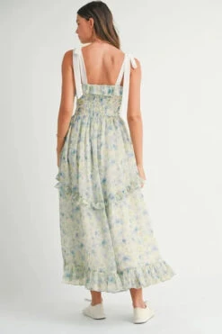 MABLE Floral Printed Shoulder Strap Midi Dress -Sydney So Sweet 7f7c440da73f4b29b5b3e8c61f04e90f Max Origin
