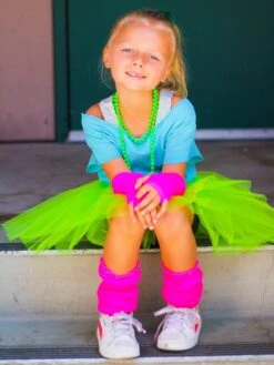 80s Tutu Costume Outfit For Kids, Adults, Plus Size - 4 Piece Dress Up Set 24 80s Tutu Costume Outfit For Kids, Adults, Plus Size - 4 Piece Dress Up Set -Sydney So Sweet 80 sGreenCostume3 476d714e 3794 4c13 a593 5a32294a484b 1