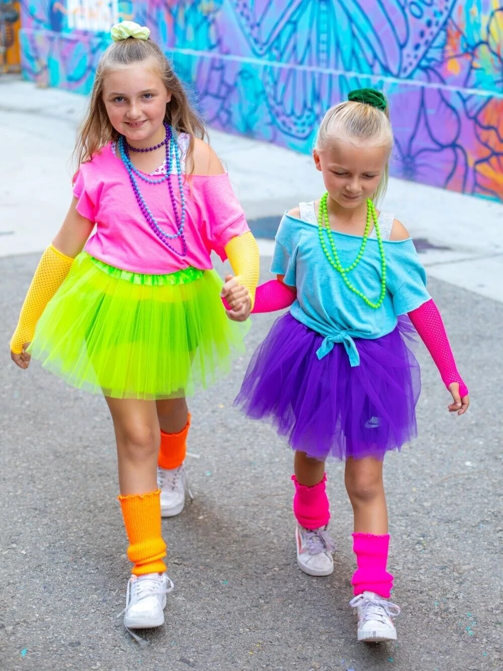 80s Tutu Costume Outfit For Kids, Adults, Plus Size - 4 Piece Dress Up Set 4 80s Tutu Costume Outfit For Kids, Adults, Plus Size - 4 Piece Dress Up Set - Image 2