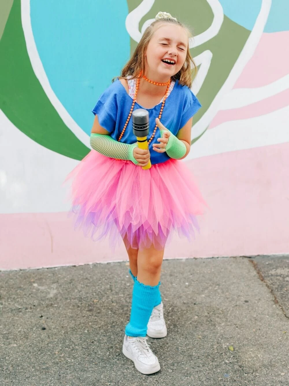 80s Tutu Costume Outfit For Kids, Adults, Plus Size - 4 Piece Dress Up Set 6 80s Tutu Costume Outfit For Kids, Adults, Plus Size - 4 Piece Dress Up Set - Image 4