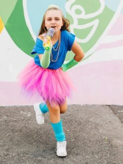 80s Tutu Costume Outfit For Kids, Adults, Plus Size - 4 Piece Dress Up Set 29 80s Tutu Costume Outfit For Kids, Adults, Plus Size - 4 Piece Dress Up Set -Sydney So Sweet 80 sPinkCostume2 1