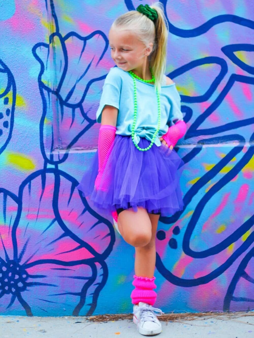 80s Tutu Costume Outfit For Kids, Adults, Plus Size - 4 Piece Dress Up Set 19 80s Tutu Costume Outfit For Kids, Adults, Plus Size - 4 Piece Dress Up Set - Image 17