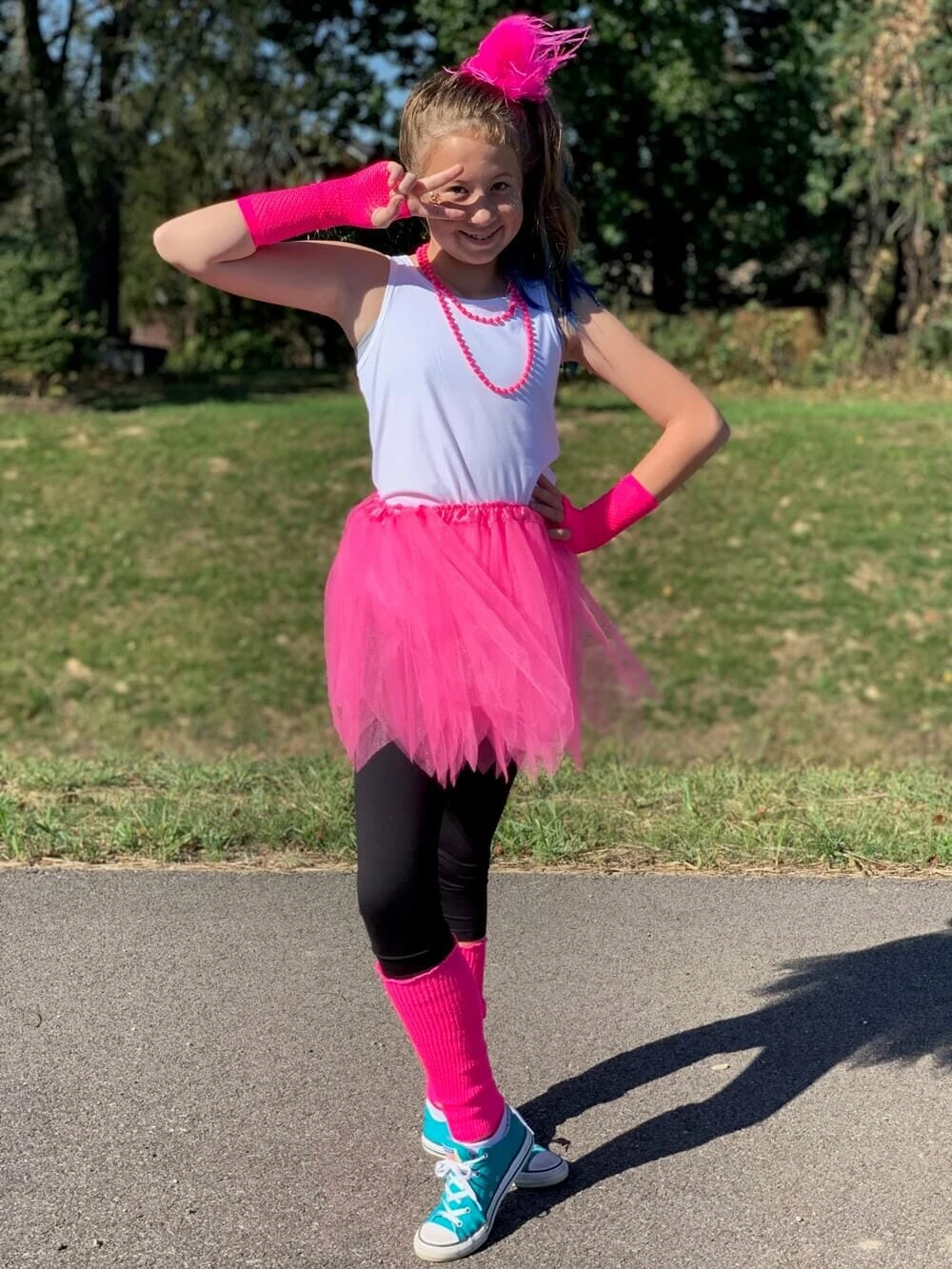80s Tutu Costume Outfit For Kids, Adults, Plus Size - 4 Piece Dress Up Set 20 80s Tutu Costume Outfit For Kids, Adults, Plus Size - 4 Piece Dress Up Set - Image 18