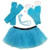 80s Costume For Teens Or Women In Neon Blue With Tutu & Accessories -Sydney So Sweet 80 s Turquoise