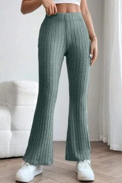 Basic Bae Full Size Ribbed High Waist Flare Pants -Sydney So Sweet 84b2f2b7 3143 45af b859 32629615a6a2 Min