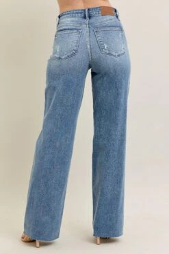 Judy Blue Full Size V - Front Baggy Jeans Plus Size -Sydney So Sweet 8575d6bf0fcf444895a920fafff52ce8 Max Origin