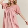 ADORA Round Neck Half Sleeve Babydoll Dress -Sydney So Sweet 8611e566 662d 4208 914a 4139f6710a2a Min