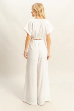 HYFVE Twisted Front Short Sleeve Top And Wide Leg Pants Set -Sydney So Sweet 87843929 af4d 4271 a1ff edb9fc2015c5 Max