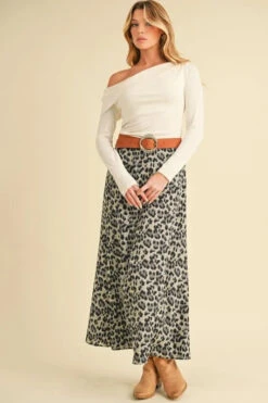 Aemi+Co Leopard Midi Skirt -Sydney So Sweet 878fbd2afa004eab9ee1e531e5bafe20 Max Origin