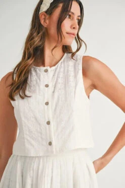 MABLE Eyelet Lace Top And Mini Skirt Set -Sydney So Sweet 88fe82d11e124997a8eefa252f1059b1 Max Origin