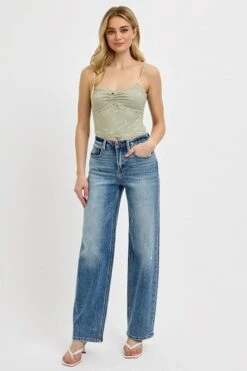 RISEN Full Size Distressed Wide Leg Jeans Plus Size -Sydney So Sweet 89185b92 c575 4df3 ab25 197426e0ffd7 Max