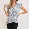 Umgee Full Size Botanical Print Babydoll Top Plus Size -Sydney So Sweet 8a4194b2 eefe 4045 88b0 a34eb7c2f2f5 Min
