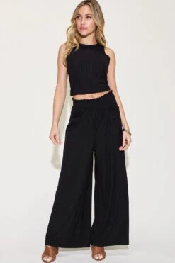 Basic Bae Full Size Ribbed Tank And Wide Leg Pants Set -Sydney So Sweet 8ac61a98 f7ed 4da7 827b 52799e969185 Max