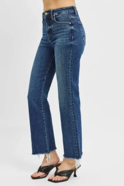 RISEN Full Size Tummy Control High Rise Crop Straight Raw Cut Hem Jeans Plus Size -Sydney So Sweet 8ef75b876de94833b3e19002970fb87d Max Origin