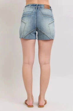 Judy Blue High Waist Star Seam Detail Denim Shorts -Sydney So Sweet 9302cb6f438a417593e56f3c0b936b5e Max Origin