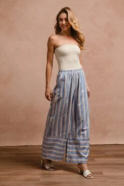 BiBi Striped Wide Leg Pants With Pockets -Sydney So Sweet 96f22152 b3d5 4d42 aa5a e553e013f3c3 Max