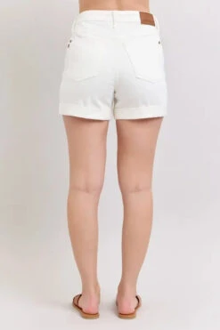 Judy Blue Full Size High Waist Double Roll Cuff Denim Shorts Plus Size -Sydney So Sweet 97b07bec cd3c 443d a1cf c5cfcae97748 Max Origin