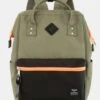 Himawari Contrast Waterproof Backpack Bag With Reinforced Edges