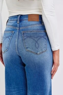Judy Blue Full Size Distressed High Waist Wide Leg Jeans -Sydney So Sweet 998fbf3b 7709 464d 85c8 0cdfbd5cecde Max