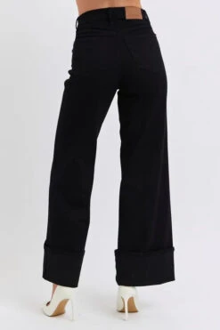 Judy Blue Full Size High Waist Reto Wide Leg W/ Cuff Plus Size -Sydney So Sweet 9a567ce6e7d245e29fe9f45164e5e4e0 Max Origin