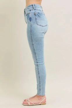 Judy Blue Full Size Mr Tummy Control Vintage Wash Skinny Jeans Plus Size -Sydney So Sweet 9ac436a3a440441685542c0023370ef8 Max Origin