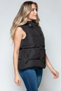 Snobbish Snap And Zip Closure Hooded Vest -Sydney So Sweet 9f2f7fcd 73af 49a9 93c0 0940062693cc Max