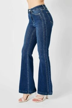 Judy Blue Full Size Hw Angled Side Seam Detail Flare Jeans Plus Size -Sydney So Sweet 9f4c8a10b13148ee955846022aede25e Max Origin