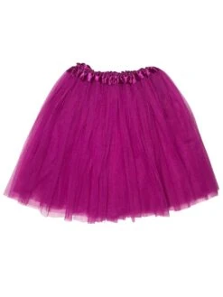 Fuchsia Plus Size Adult Tutu Skirt - Women's Plus Size 3- Layer Basic Ballet Costume Dance Tutus