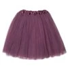 Plum Tutu Skirt For Women – 3-Layer Tulle Ballet Skirt For Costume, Dress-Up, Dance, & Cosplay -Sydney So Sweet AdultPlumTutu