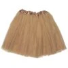 Taupe Tutu Skirt For Women – 3-Layer Tulle Ballet Skirt For Costume, Dress-Up, Dance, & Cosplay -Sydney So Sweet AdultTaupeTutu