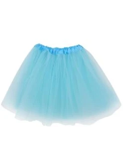 Solid Color Costume Tutu Skirt - Teen, Adult, Plus, & Extra Plus Size -Sydney So Sweet Adult Aqua