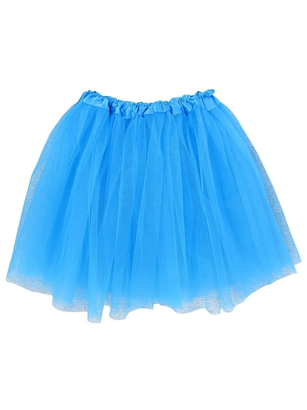 Neon Blue Plus Size Adult Tutu Skirt - Women's Plus Size 3- Layer Basic Ballet Costume Dance Tutus 3 Neon Blue Plus Size Adult Tutu Skirt - Women's Plus Size 3- Layer Basic Ballet Costume Dance Tutus
