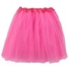 Neon Pink Tutu Skirt For Women – 3-Layer Tulle Ballet Skirt For Costume, Dress-Up, Dance, & Cosplay