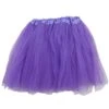 Purple Tutu Skirt For Women – 3-Layer Tulle Ballet Skirt For Costume, Dress-Up, Dance, & Cosplay