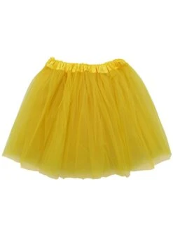 Solid Color Costume Tutu Skirt - Teen, Adult, Plus, & Extra Plus Size -Sydney So Sweet Adult Yellow
