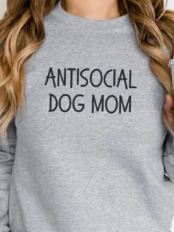 Antisocial Dog Mom Unisex Heavy Blend™ Crewneck Sweatshirt - Many Colors 13 Antisocial Dog Mom Unisex Heavy Blend™ Crewneck Sweatshirt - Many Colors -Sydney So Sweet AntisocialDogMomGray