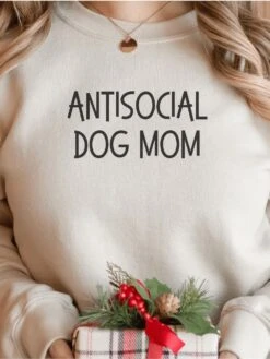 Antisocial Dog Mom Unisex Heavy Blend™ Crewneck Sweatshirt - Many Colors 14 Antisocial Dog Mom Unisex Heavy Blend™ Crewneck Sweatshirt - Many Colors -Sydney So Sweet AntisocialDogMomSand