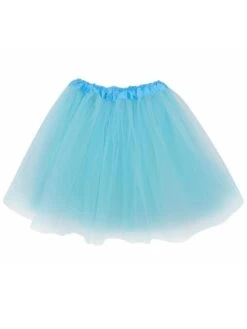 Solid Color Costume Tutu Skirt - Toddler, Little Girl, Kid Size For Dress Up -Sydney So Sweet Aqua New 1