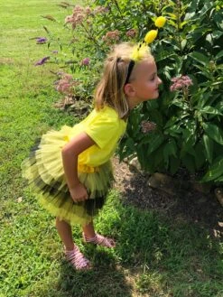 Girls Bee Costume - Complete Bumblebee Kids Costume Set With Tutu & Antenna Headband -Sydney So Sweet BR Bee Costume 2 s 1