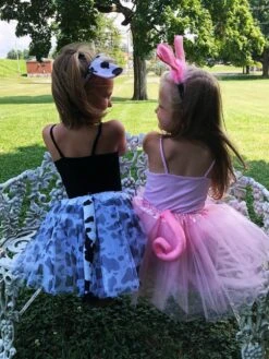 Girls Pink Pig Costume - Complete Kids Costume With Pink Tutu, Tail, & Ears -Sydney So Sweet BR Cow Pig Costumes s 1