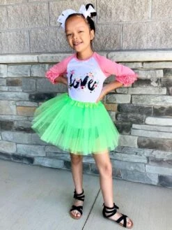 Neon Green Tutu Skirt For Girls – 3-Layer Tulle Ballet, Dance, And Dress-Up Costume Skirt -Sydney So Sweet BR N Green Tutu Ava 2 s 1 800x 7ed69c29 387d 48b9 b9ef 71e458dcc4f5