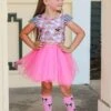 Solid Color Costume Tutu Skirt - Toddler, Little Girl, Kid Size For Dress Up -Sydney So Sweet BR Pink Tutu 2 s 1
