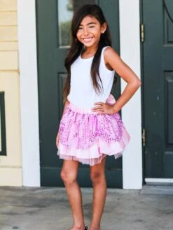 Sleeping Pink Princess Costume Tutu Skirt In Kid, Adult, Or Plus Size