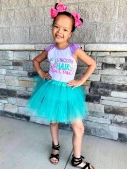 Solid Color Costume Tutu Skirt - Toddler, Little Girl, Kid Size For Dress Up -Sydney So Sweet BR Turquoise Green Tutu Ava s 1 800x 81bd7c70 53a0 48b4 bdaa ea7db93179cd