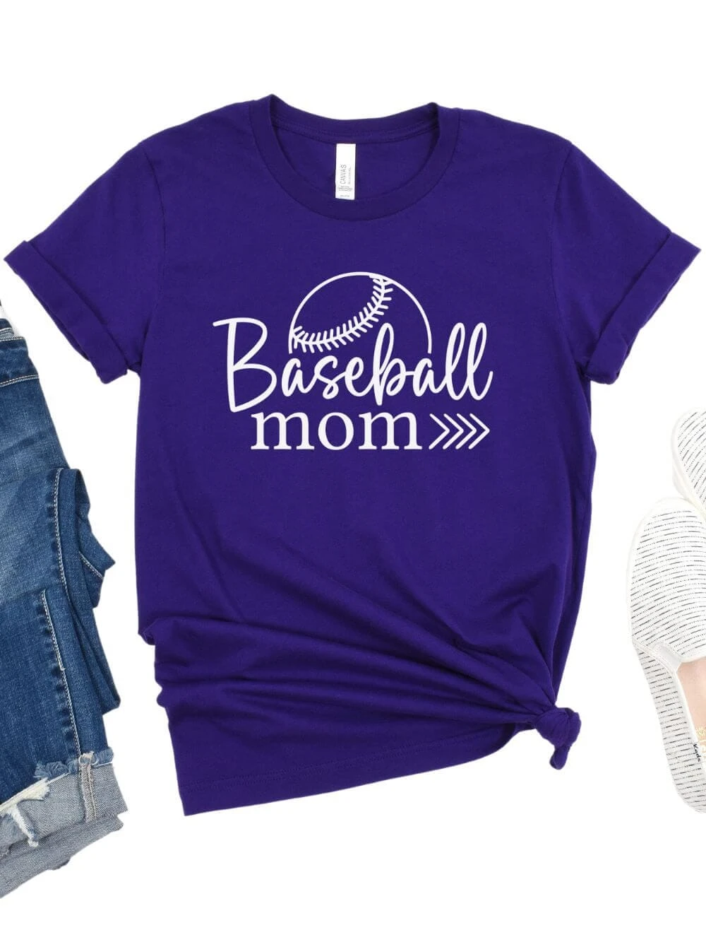 Baseball Mom T-Shirt In 12 Team Colors 11 Baseball Mom T-Shirt In 12 Team Colors - Image 9