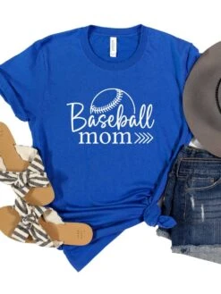 Baseball Mom T-Shirt In 12 Team Colors 20 Baseball Mom T-Shirt In 12 Team Colors -Sydney So Sweet BaseballMom1TrueRoyal