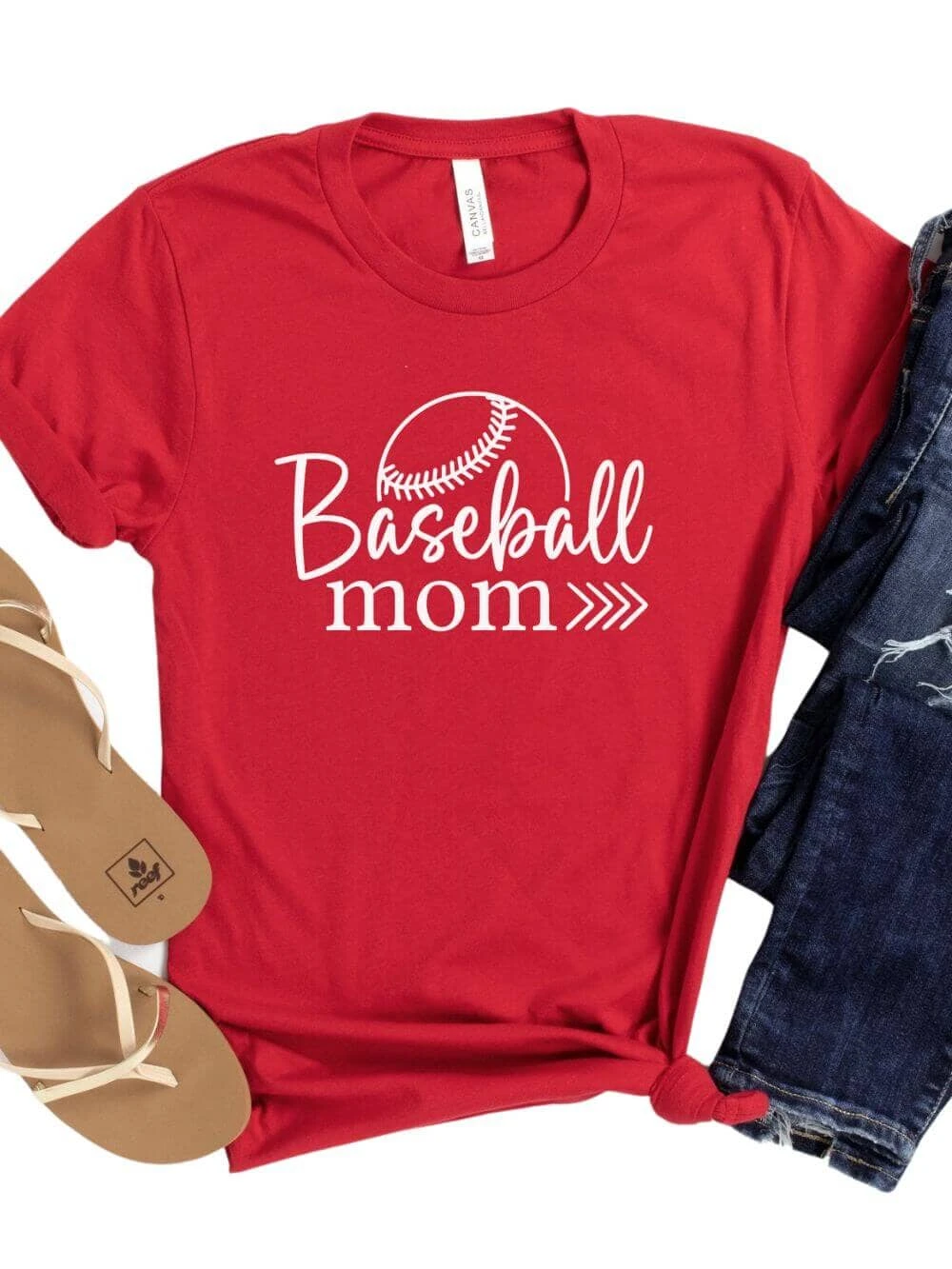 Baseball Mom T-Shirt In 12 Team Colors 3 Baseball Mom T-Shirt In 12 Team Colors