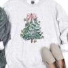 Be The LightChristmas Tree Heavy Blend Unisex Crewneck Graphic Sweatshirt